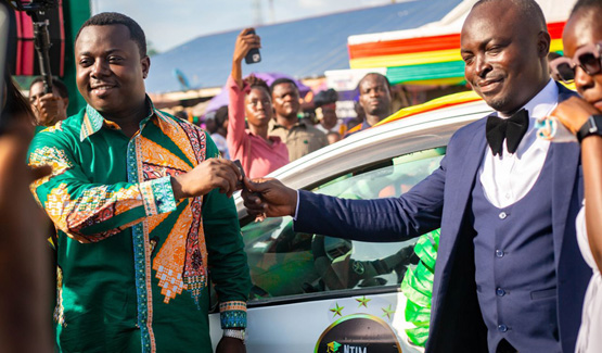 Ntim Fordjour Rewards Best Teacher with Car in Assin South